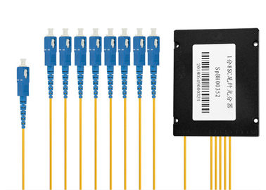 1x8 Box Plc Fiber Optic Splitter Single Mode Fiber Optic Cable G657A1
