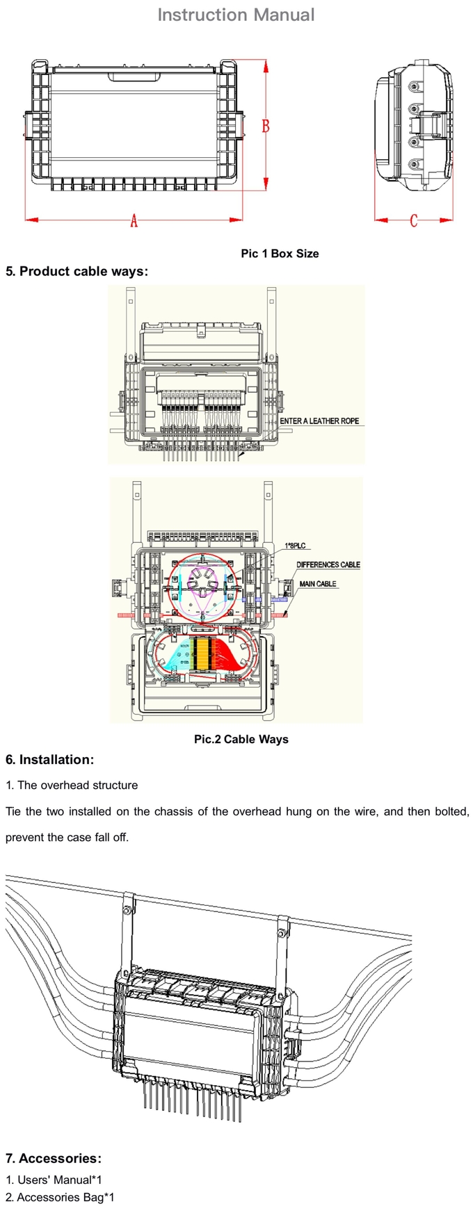 Kabeldoos 12 van de nieuw Product Aan de muur bevestigde Optische Vezel Uitgerust Kernhoogtepunt 3